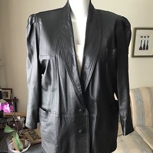 Vintage Natural leather jacket size 42 Europe